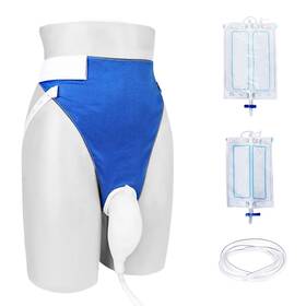 Zuseoia 735167254705 Size Large Urine Collection Wearable Bag Catheters For Men Reusable