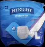 Medline Fitright Ultra Unisex Pull Up Incontinence Underwear Diapers -large. Fixed Price $10.00.