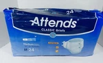 1 Pack Of 24 Attends Briefs Incontinence Adult Diapers Size Medium 32"-44" New. Fixed Price $17.99.