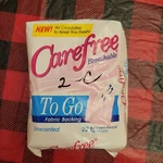 Carefree Pantiliners Breathable To Go With Unscented Vintage 1992 Prop. Fixed Price $13.30.