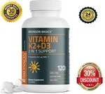 Bronson Basics Vitamin K2 D3 (MK7) Supplement Non-gmo Formula 5000IU (125. Fixed Price $14.90.