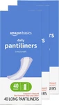 Amazon Basics Daily Pantiliner, Long Length, Pads For Women, Unscented, 120 Coun. Fixed Price $12.81.