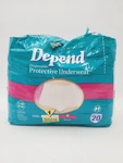 Vintage 1998 Depend Fitted Briefs Open Pack 20 Size S/m Regular Absorbency M/w. Fixed Price $76.00.