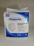 Freedom Plus Essentials 360 Adult Pull On Underwear Size Xxl 10 Pack. Fixed Price $10.99.