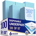 Bed Disposable Adult - 100 Count Incontinence Pads, Super Absorbent .... Fixed Price $73.11.