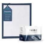 Hand-e Camo 10 Disposable Underpads Leak Proof Bed 30"X36" Navy Blue. Fixed Price $24.99.