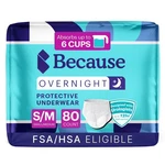 Because Overnight Absorbency Pull Ups - Adult Disposable Incontinence Underwe.... Fixed Price $110.99.