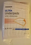 Chucks Mckesson Pee Ultra Under Pads Disposable 30" X 36" Peach (pack Of 10) Dog. Fixed Price $14.99.