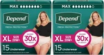 Depend Incontinence Underwear For Women Extra-large 30 Count. Fixed Price $32.88.