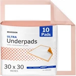 10 Mckesson Ultra Heavy Absorbency Adult Bed Disposable Underpads 30X30. Fixed Price $27.01.