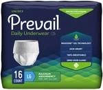 Prevail Super Plus Underwear Large, 45 - 58IN 16 Count. Fixed Price $22.74.