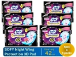 Sofy Night Wings Protection 3D Pad Sanitary Napkin Extra Long 42CM Soundly Sleep. Fixed Price $45.49.