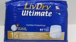 Livdry Ultimate Protective Underwear Large 40 To 54 Women/men 15- Pack (2574). Fixed Price $13.23.