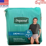 Depend Fresh Protection Adult Incontinence Underwear, S/m, 19CT. Fixed Price $20.99.