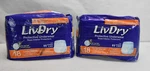 Livdry Adult Incontinence Underwear Extra Absorbency Large Lot Of 2 36 Count. Fixed Price $33.52.