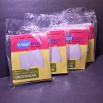 Wearever For Women Leak Control Super Absorbency Washable White Sz 4PR 2 Open. Fixed Price $99.99.