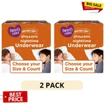 2PACK Parents Choice Nighttime Underwear Lxl 38CT Boys Girls Overnight Absorbent. Fixed Price $44.99.