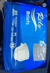1-PACK Rely Briefs Adult Disposable DIAPERS(20COUNT) Medium 32 To 44 Waist. Fixed Price $14.99.
