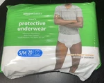 Amazon Basics Men's Protective Incontinence Underwear - Small/medium 20 Count. Fixed Price $8.96.