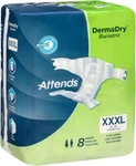 Attends Dermadry Bariatric Brief, 3XL 70IN To 90IN Waist - Case Of 32. Fixed Price $72.06.