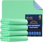 Pack 36 54 Extra Heavy Absorbency Washable Underpads, Waterproof Nursing. Fixed Price $86.99.