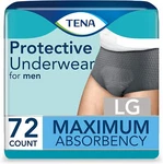 Tena Proskin Maximum Absorbency Incontinence Underwear For Men, Lg, 72 Count. Fixed Price $65.54.