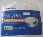 Mckesson Stay Dry Briefs Breathable 20 Count Xl 58" - 63" Or Female. Fixed Price $19.41.