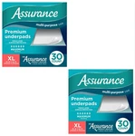 60 Count Equate Assurance Max Absorbency Unisex Premium Underpads Value Pack Xl. Fixed Price $59.98.