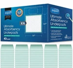 Inspire Ultimate Absorbency Disposable Bed Pads Adhesive Chux 36" 43 Count. Fixed Price $36.00.
