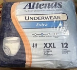 Attends Underwear Moderate Size Xxl 68-80 Inches 12CT. Fixed Price $14.52.