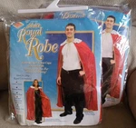 Lot Of Beistle Adult's Royal Robe 52" With Gold Trim Red /565. Fixed Price $19.90.