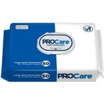 Procare Personal Wipes 8X12" Spunlace Soft Pack Aloe/vitamin Nonsterile, 50 Ct. Fixed Price $11.04.