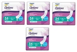 Pack Of 34 Equate Options Women Incontinence Pads Light Regular 136 Count. Fixed Price $39.98.