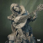 Lisa The Bard By Nerikson Commission Painted. Fixed Price $100.00.