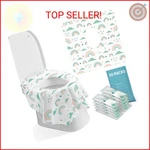Blissful Diary 30 Pcs Toilet Seat Covers Disposable For Toddlers & Adults, Extra. Fixed Price $22.22.
