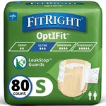 Fitright Ultra Adult Diapers, Disposable Incontinence Briefs With Tabs, Heavy. Fixed Price $75.80.
