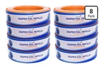 Choice 7-LAYER Bags Pail 8 Refills Hold Up 2600 Diapers Total. Fixed Price $14.99.