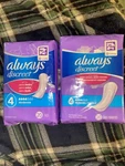 Always Discreet Pads Moderate Absorbency Bladder Leaks Lightly Scented 20CT -2PK. Fixed Price $21.00.