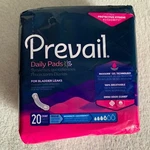 Prevail Daily Incontinent Pad 9-1/4 Regular Length Moderate 20 Ct BC-012 New. Fixed Price $10.00.