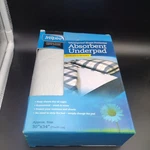 Inspire Washable Reusable Incontinence Underpad, 30 Inches X 34 White. Fixed Price $20.00.