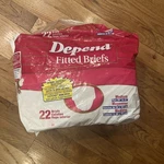 Vintage Depend Fitted Briefs Medium 26" To 41" 1996 Usa Adult Diaper 8 Left. Fixed Price $62.29.