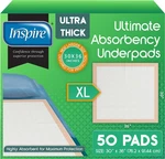 Disposable Bed Pads 30 X Of 50 Ultra Absorbent Incontinence Inspire. Fixed Price $59.99.