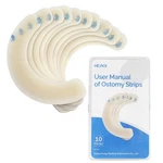 10 Pcs Ostomy Barrier Strips, Supplies, Skin Elastic Ost.... Fixed Price $17.21.