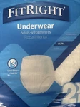 Medline Fitright Adult Incontinence Underwear 2XL 40 Count Heavy Absorbency. Fixed Price $28.50.