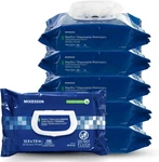 Mckesson Staydry Disposable Washcloths With Aloe, Pre-moistened, 8 X 12", Soft. Fixed Price $71.96.