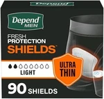 Depend Shields Incontinence Pads For Men Light Absorbency 90 Count Pack Variatio. Fixed Price $25.49.