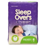 Cuties Sleep Overs Youth Absorbent Underwear S/m 38-65 Lbs 15 Count. Fixed Price $14.99.