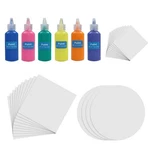 Wings Giant Spin Art Machine Variable Paper & Paint Refill Pack, Multicolor. Fixed Price $17.18.
