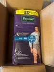 Depend Night Defense Men Incontinence Underwear Xl, Disposable 20 Count. Fixed Price $13.00.