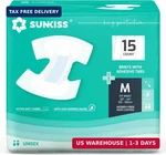 Sunkiss Trustplus Adult Diapers With Maximum Absorbency, Unisex Disposable Incon. Fixed Price $37.09.